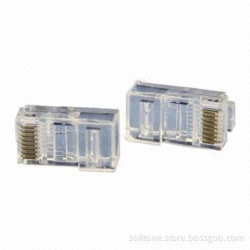 Modular Plug for RJ45 CAT 5e, Short Style, Available in Various Colors